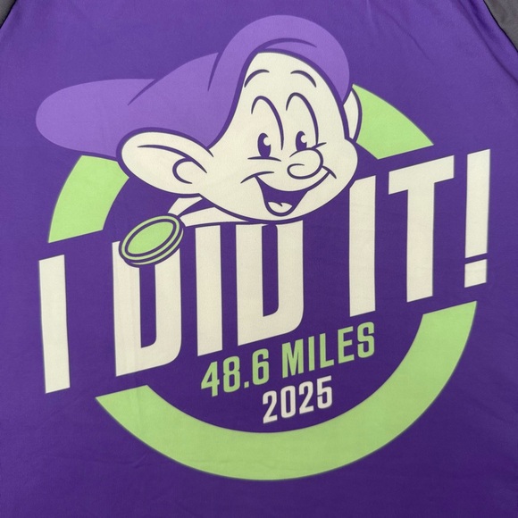 2025 RunDisney - Dopey Challenge "I Did It" 48.6 Finisher Shirt for Women - Picture 3 of 4